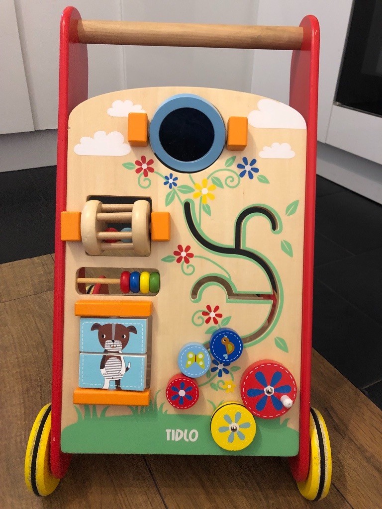 tidlo wooden activity walker